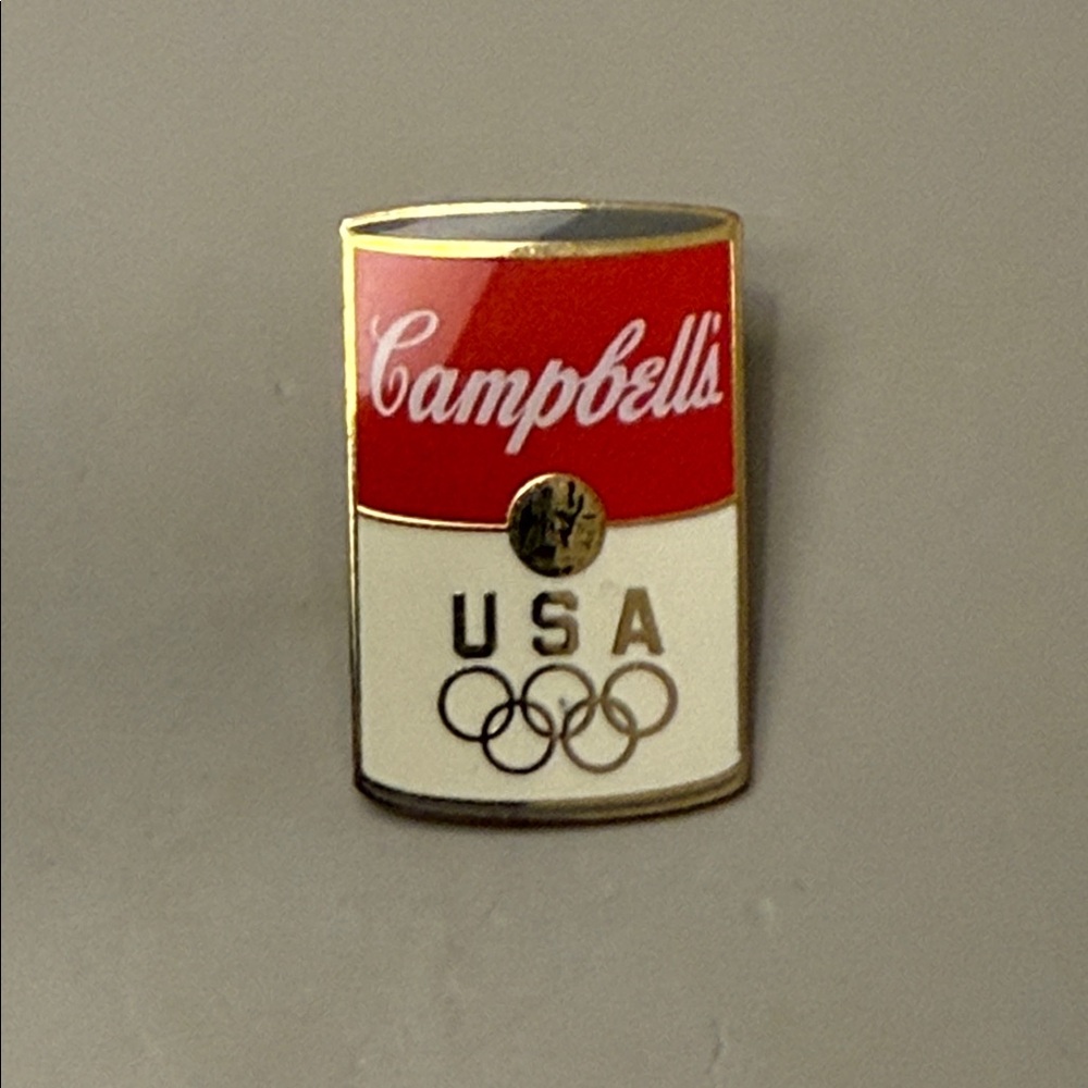 Vintage 2002 Campbell’s Olympic USA Enamel Pin